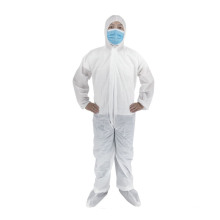 Disposable Protective Coverall Full Body Isolation SMS Breathable Non Woven Civil Gowns